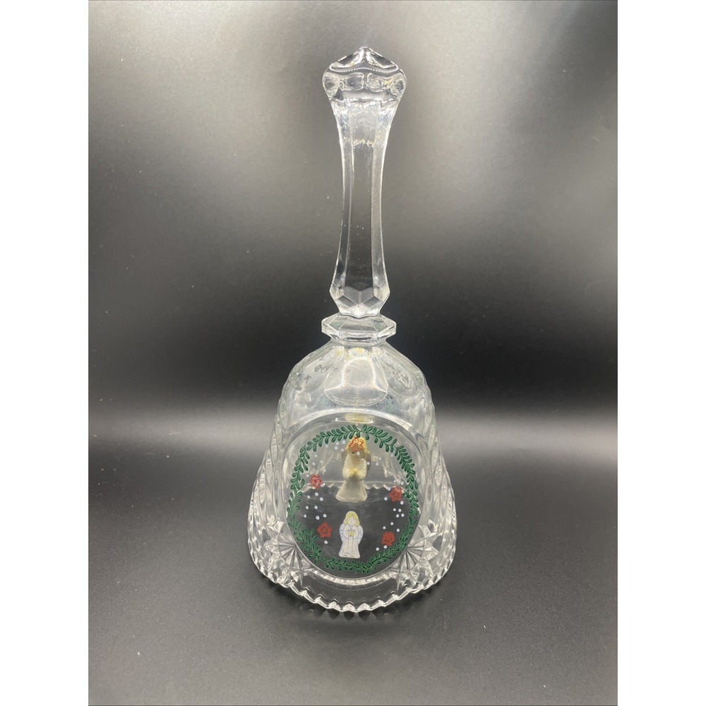 Hofbauer Byrdes Collection Blue 8' Crystal Bell Vintage Made In‎ Germany